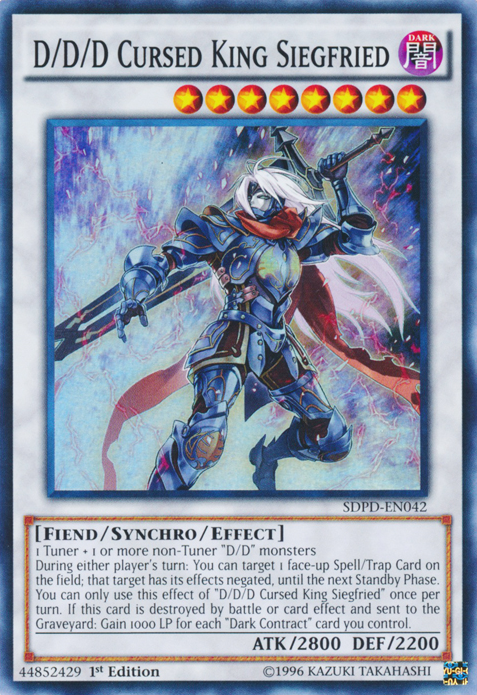 D/D/D Cursed King Siegfried [SDPD-EN042] Super Rare | Nerdhalla Games