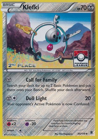 Klefki (66/119) (League Promo 2nd Place) [XY: Phantom Forces] | Nerdhalla Games