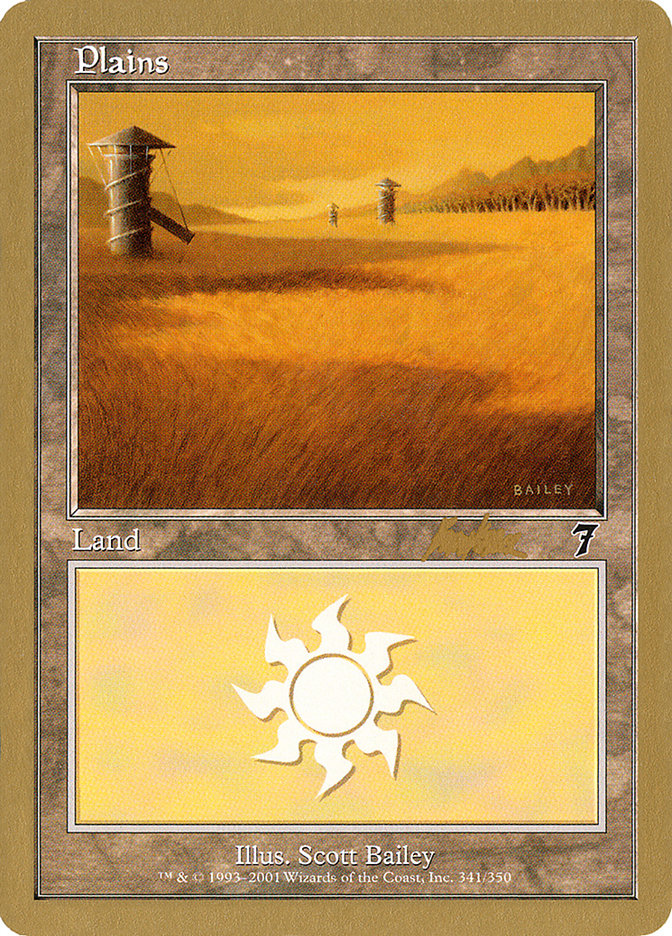 Plains (bk341) (Brian Kibler) [World Championship Decks 2002] | Nerdhalla Games