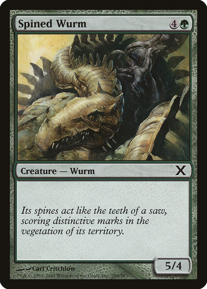 Spined Wurm [Tenth Edition] | Nerdhalla Games