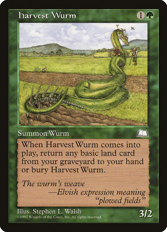 Harvest Wurm [Weatherlight] | Nerdhalla Games