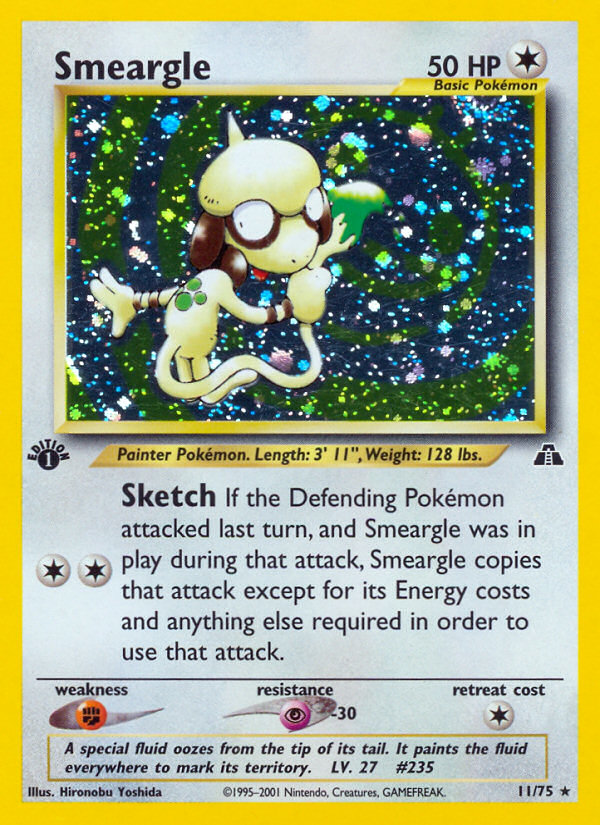 Smeargle (11/75) [Neo Discovery 1st Edition] | Nerdhalla Games