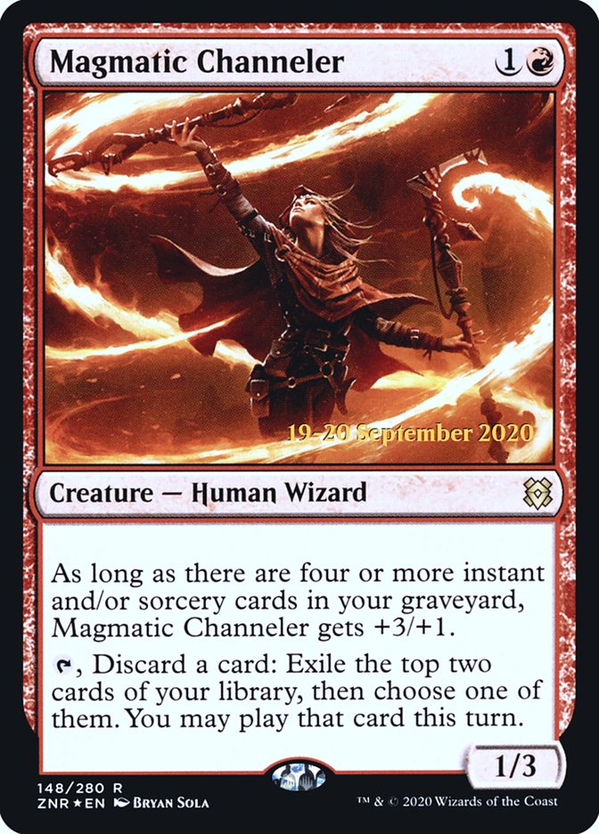 Magmatic Channeler  [Zendikar Rising Prerelease Promos] | Nerdhalla Games