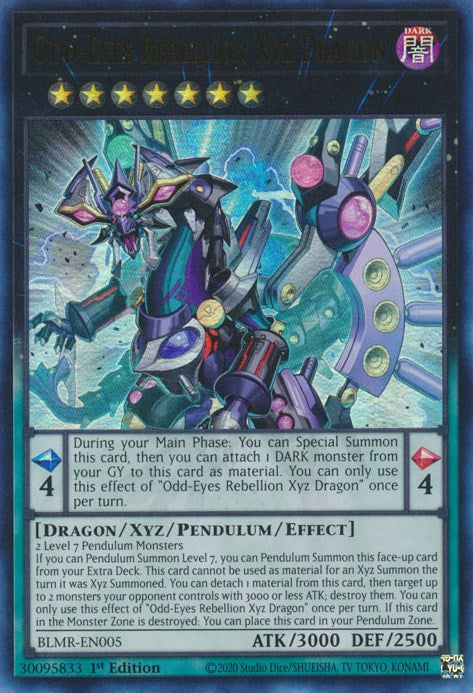 Odd-Eyes Rebellion Xyz Dragon [BLMR-EN005] Ultra Rare | Nerdhalla Games