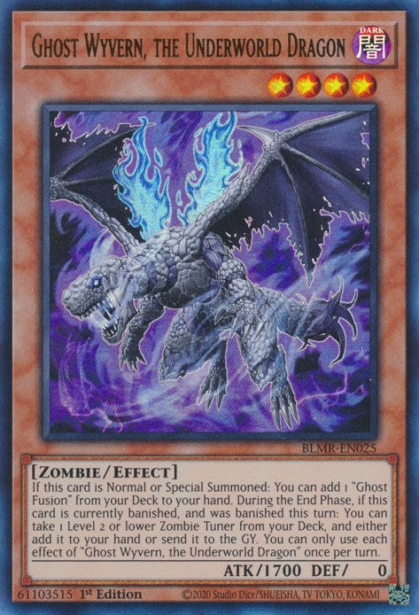 Ghost Wyvern, the Underworld Dragon [BLMR-EN025] Ultra Rare | Nerdhalla Games