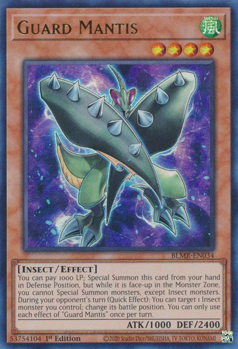 Guard Mantis [BLMR-EN034] Ultra Rare | Nerdhalla Games