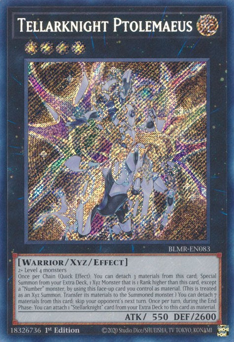 Tellarknight Ptolemaeus [BLMR-EN083] Secret Rare | Nerdhalla Games