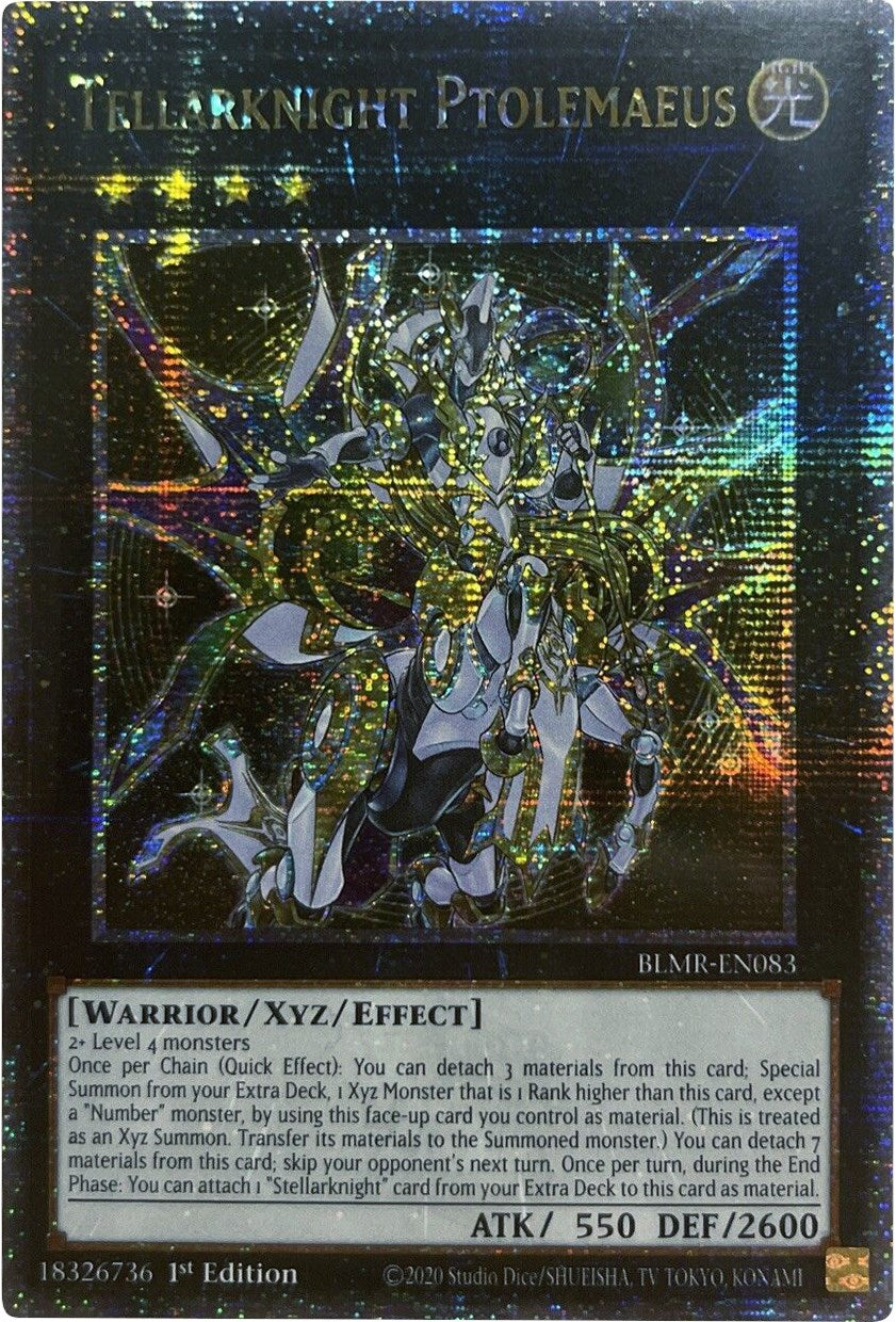 Tellarknight Ptolemaeus [BLMR-EN083] Quarter Century Secret Rare | Nerdhalla Games