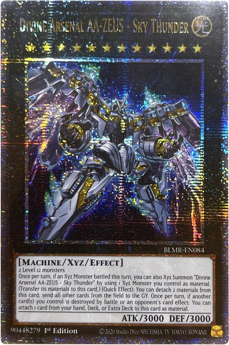 Divine Arsenal AA-ZEUS - Sky Thunder [BLMR-EN084] Quarter Century Secret Rare | Nerdhalla Games