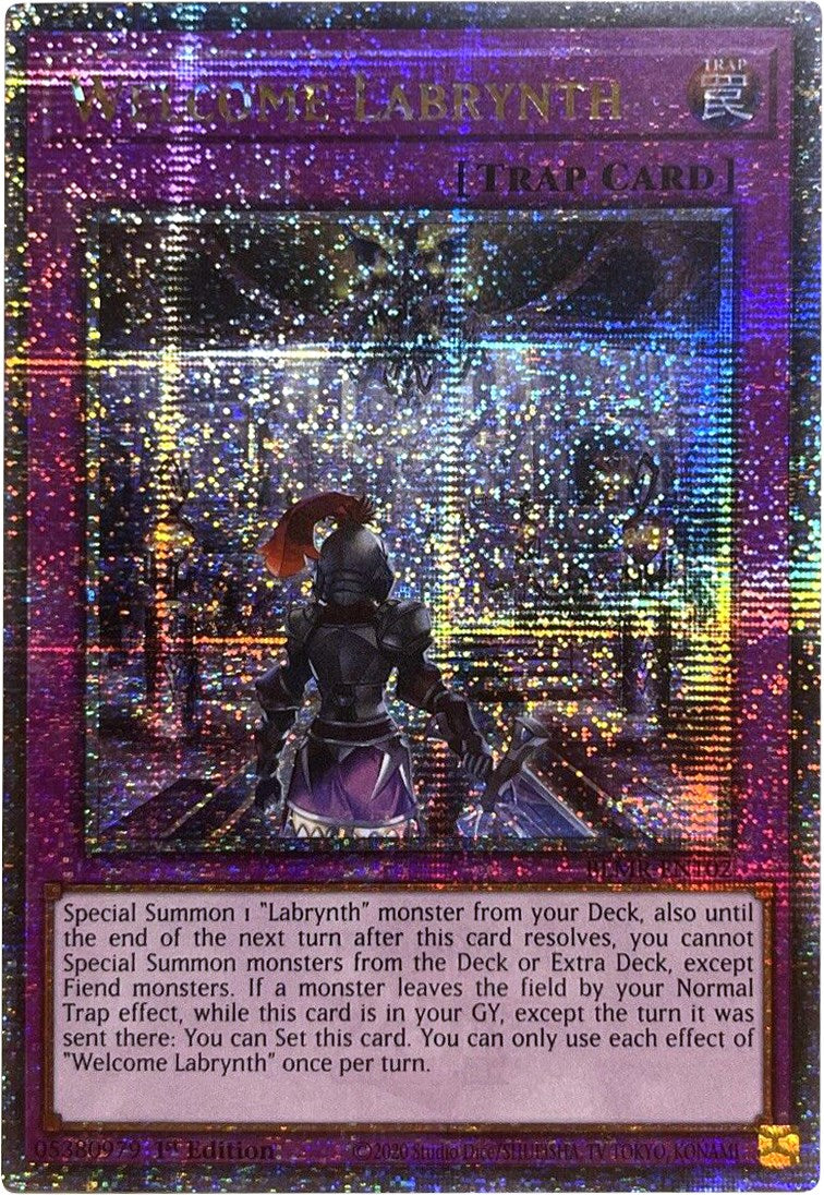 Welcome Labrynth [BLMR-EN102] Quarter Century Secret Rare | Nerdhalla Games