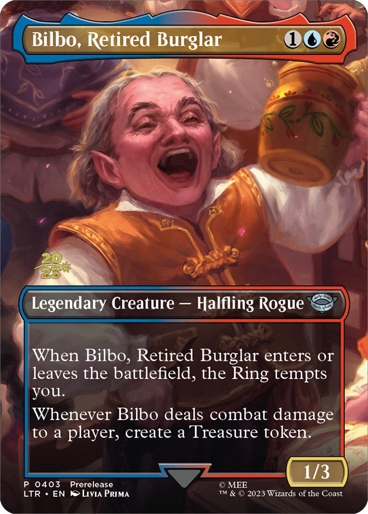 Bilbo, Retired Burglar [The Lord of the Rings: Tales of Middle-Earth Prerelease Promos] | Nerdhalla Games