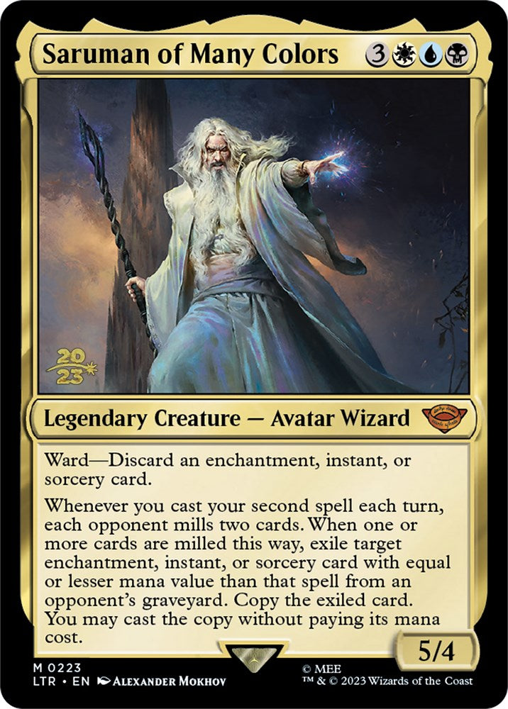 Saruman of Many Colors [The Lord of the Rings: Tales of Middle-Earth Prerelease Promos] | Nerdhalla Games