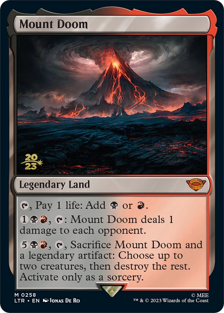 Mount Doom [The Lord of the Rings: Tales of Middle-Earth Prerelease Promos] | Nerdhalla Games