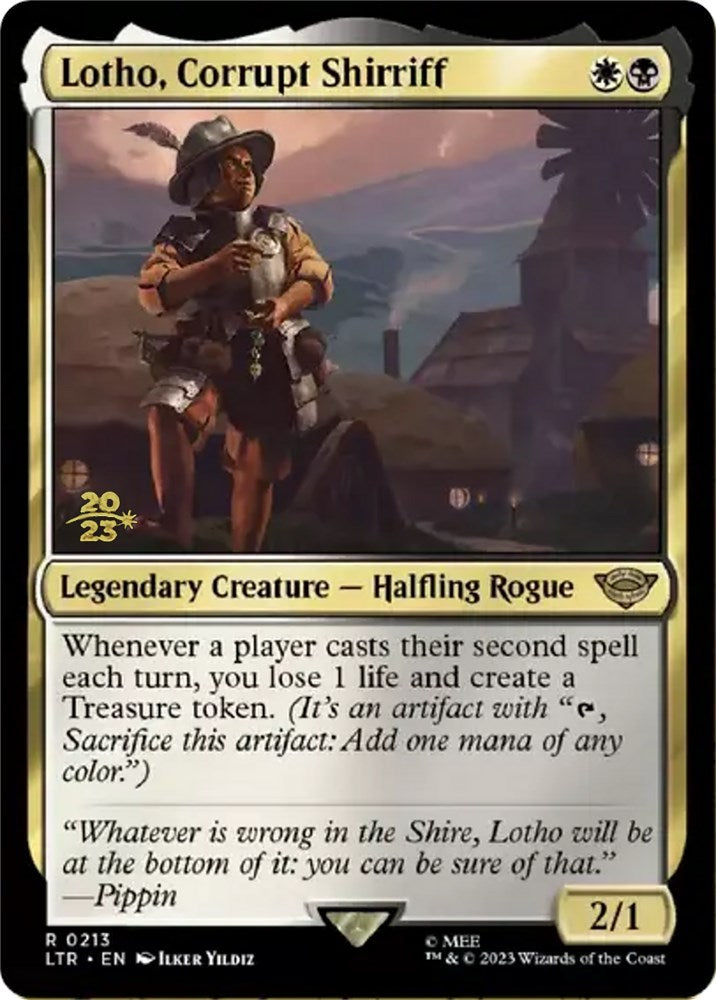 Lotho, Corrupt Shirriff [The Lord of the Rings: Tales of Middle-Earth Prerelease Promos] | Nerdhalla Games