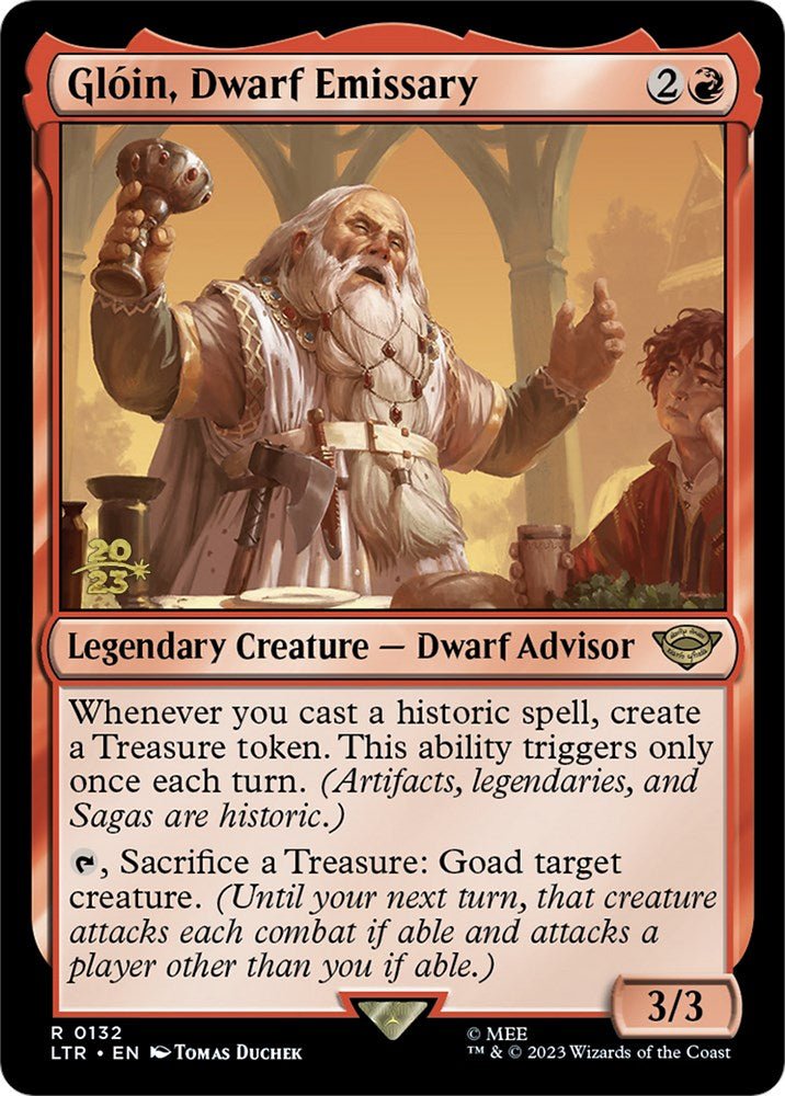 Gloin, Dwarf Emissary [The Lord of the Rings: Tales of Middle-Earth Prerelease Promos] | Nerdhalla Games