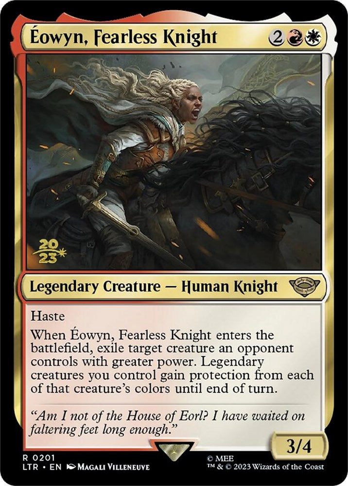 Eowyn, Fearless Knight [The Lord of the Rings: Tales of Middle-Earth Prerelease Promos] | Nerdhalla Games