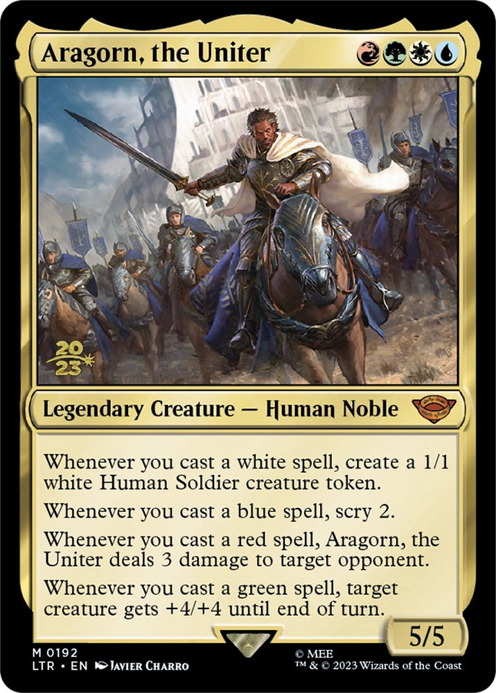 Aragorn, the Uniter [The Lord of the Rings: Tales of Middle-Earth Prerelease Promos] | Nerdhalla Games