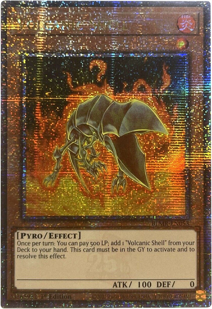 Volcanic Shell [BLMR-EN053] Quarter Century Secret Rare | Nerdhalla Games