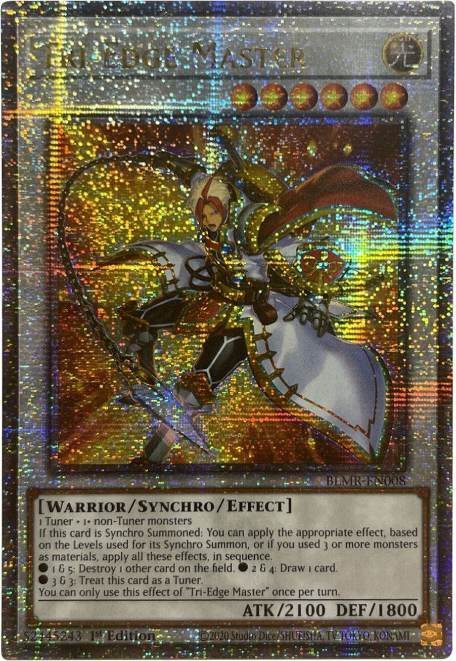 Tri-Edge Master [BLMR-EN008] Quarter Century Secret Rare | Nerdhalla Games