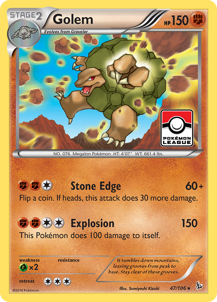 Golem (47/106) [XY: Flashfire] | Nerdhalla Games