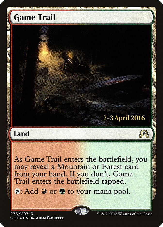 Game Trail [Shadows over Innistrad Prerelease Promos] | Nerdhalla Games