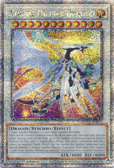 Cosmic Quasar Dragon [DUNE-EN037] Quarter Century Secret Rare | Nerdhalla Games