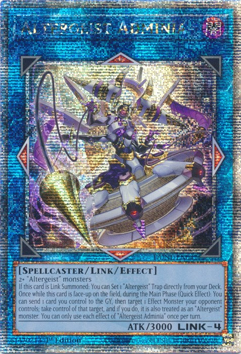 Altergeist Adminia [DUNE-EN047] Quarter Century Secret Rare | Nerdhalla Games