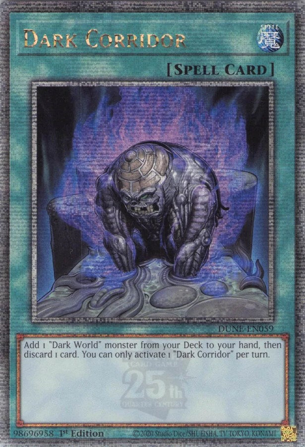 Dark Corridor [DUNE-EN059] Quarter Century Secret Rare | Nerdhalla Games