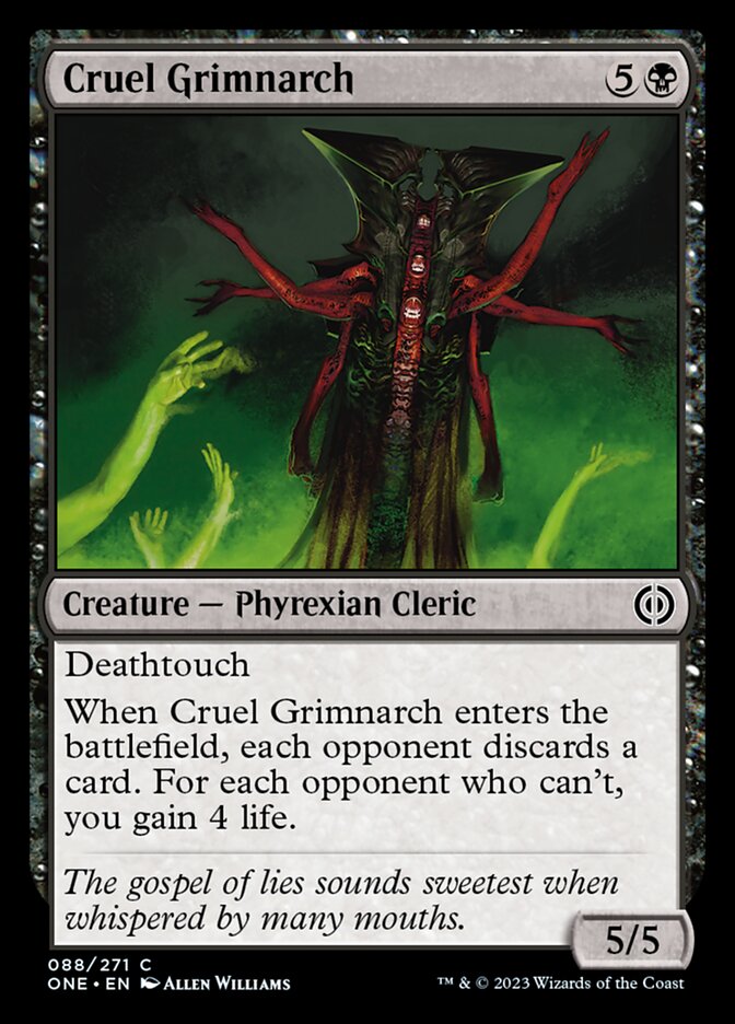 Cruel Grimnarch [Phyrexia: All Will Be One] | Nerdhalla Games