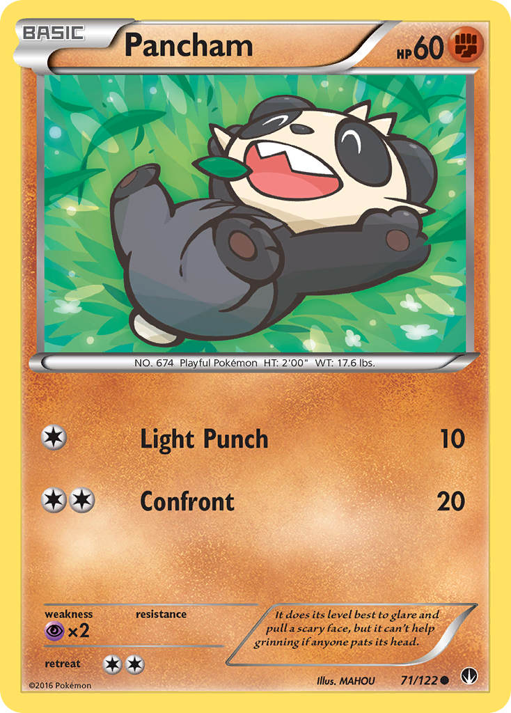 Pancham (71/122) [XY: BREAKpoint] | Nerdhalla Games