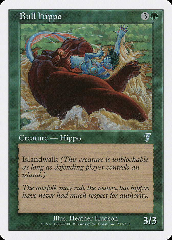 Bull Hippo [Seventh Edition] | Nerdhalla Games