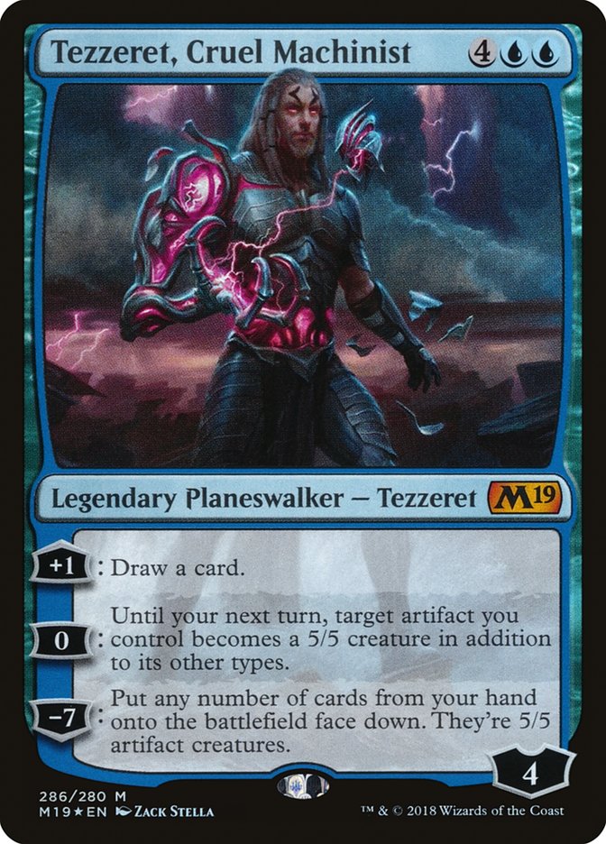 Tezzeret, Cruel Machinist [Core Set 2019] | Nerdhalla Games