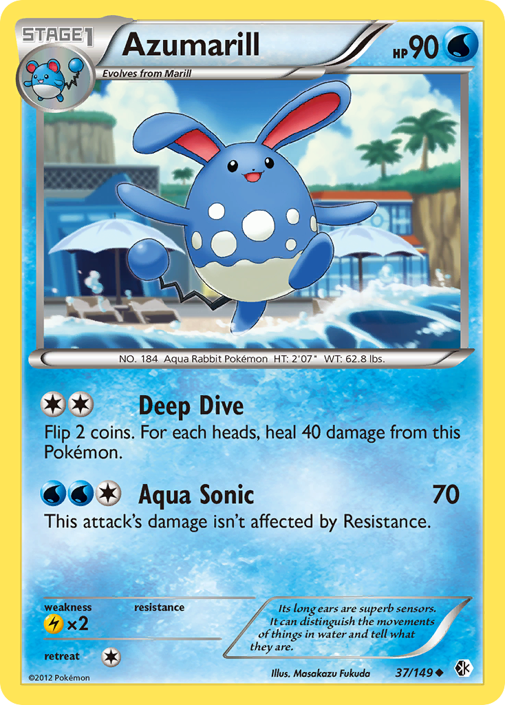 Azumarill (37/149) [Black & White: Boundaries Crossed] | Nerdhalla Games