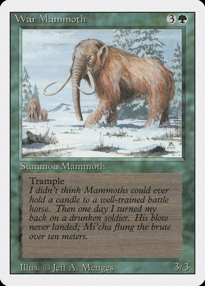 War Mammoth [Revised Edition] | Nerdhalla Games