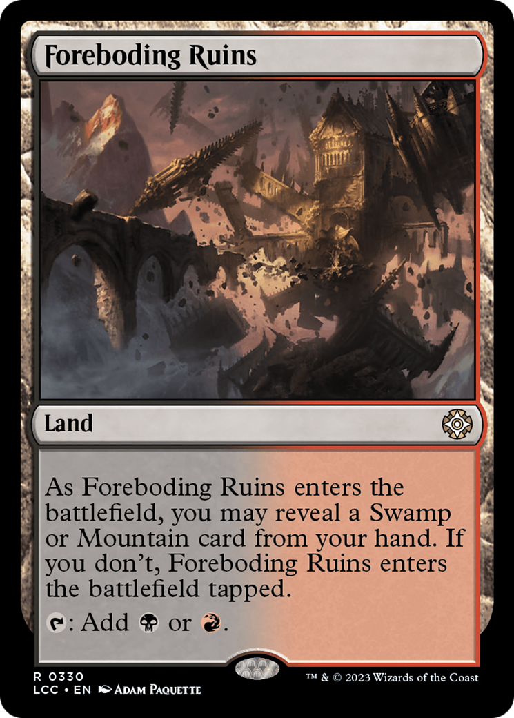 Foreboding Ruins [The Lost Caverns of Ixalan Commander] | Nerdhalla Games