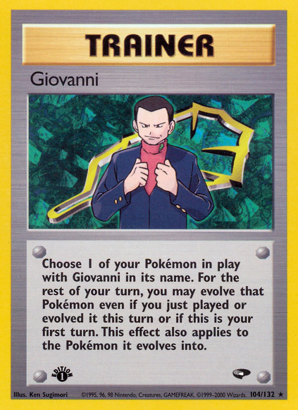 Giovanni (104/132) [Gym Challenge 1st Edition] | Nerdhalla Games