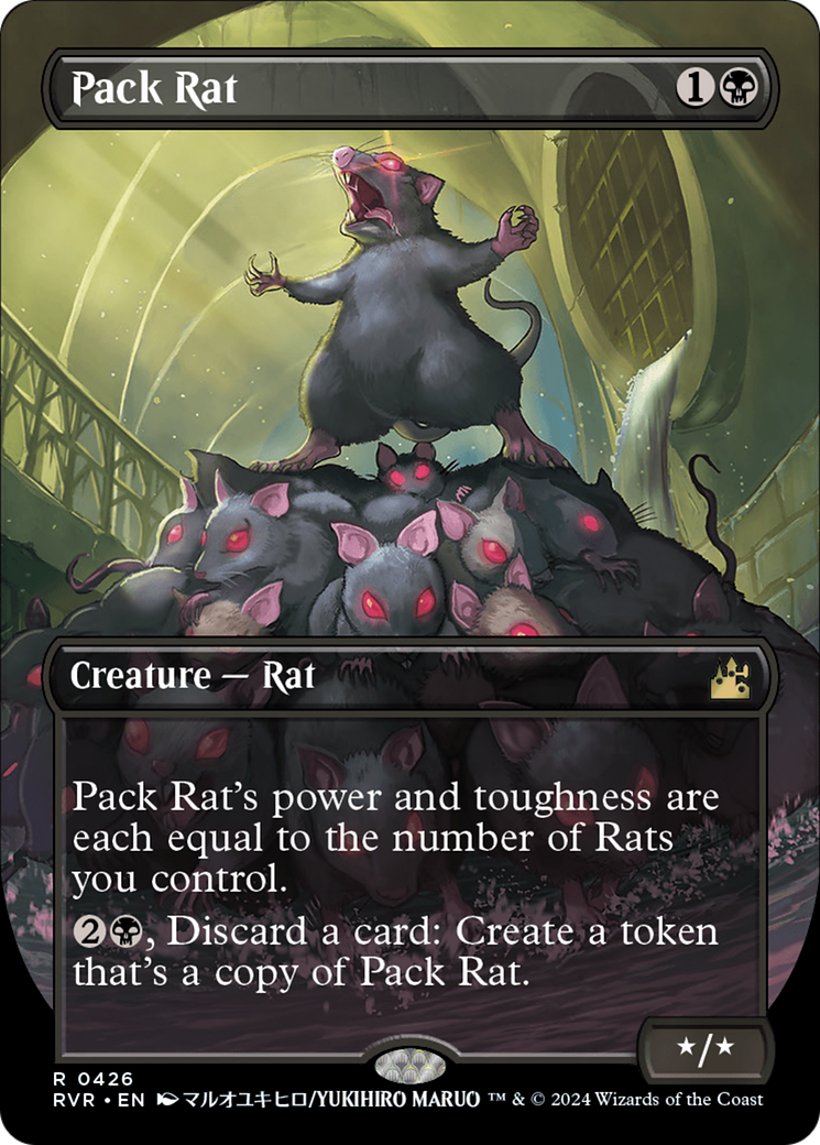 Pack Rat (Anime Borderless) [Ravnica Remastered] | Nerdhalla Games