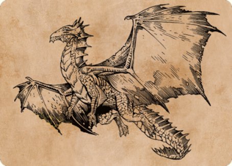 Ancient Bronze Dragon Art Card (58) [Commander Legends: Battle for Baldur's Gate Art Series] | Nerdhalla Games