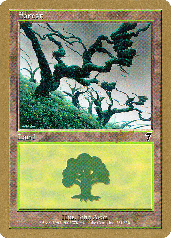 Forest (rl331) (Raphael Levy) [World Championship Decks 2002] | Nerdhalla Games