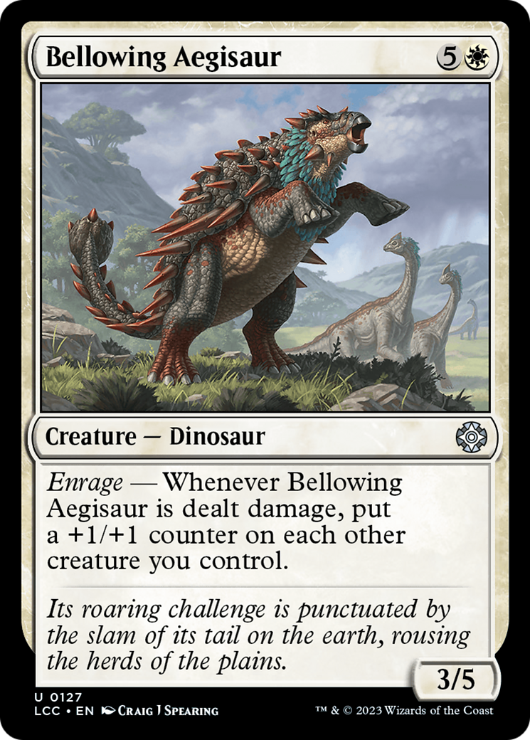 Bellowing Aegisaur [The Lost Caverns of Ixalan Commander] | Nerdhalla Games