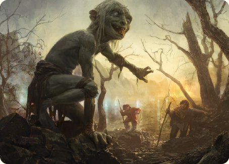 Smeagol, Helpful Guide Art Card [The Lord of the Rings: Tales of Middle-earth Art Series] | Nerdhalla Games