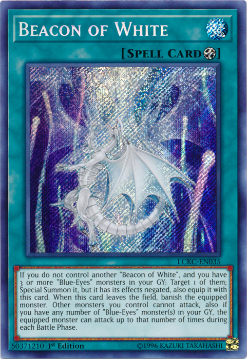 Beacon of White [LCKC-EN035] Secret Rare | Nerdhalla Games