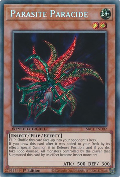 Parasite Paracide [SBC1-END02] Secret Rare | Nerdhalla Games