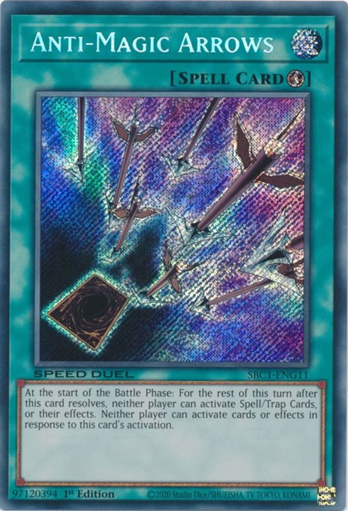 Anti-Magic Arrows [SBC1-ENG11] Secret Rare | Nerdhalla Games