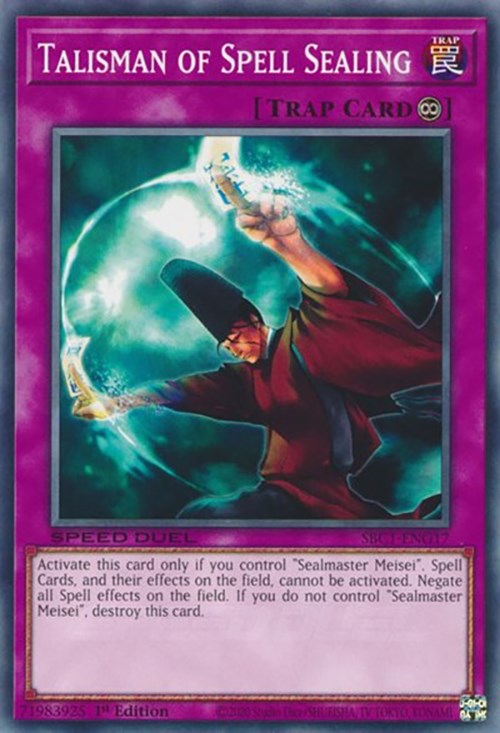 Talisman of Spell Sealing [SBC1-ENG17] Common | Nerdhalla Games