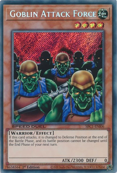 Goblin Attack Force [SBC1-ENI06] Secret Rare | Nerdhalla Games