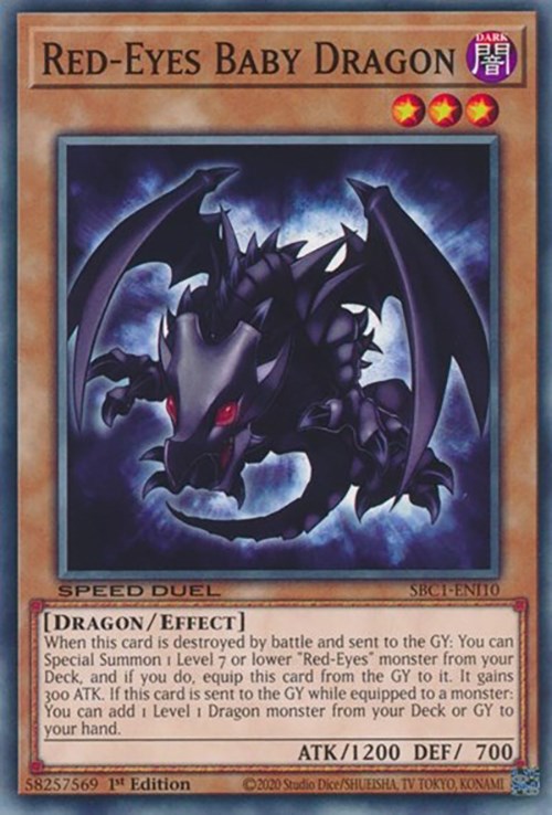 Red-Eyes Baby Dragon [SBC1-ENI10] Common | Nerdhalla Games