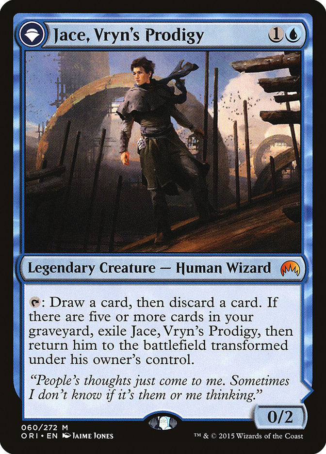 Jace, Vryn's Prodigy // Jace, Telepath Unbound [Magic Origins] | Nerdhalla Games