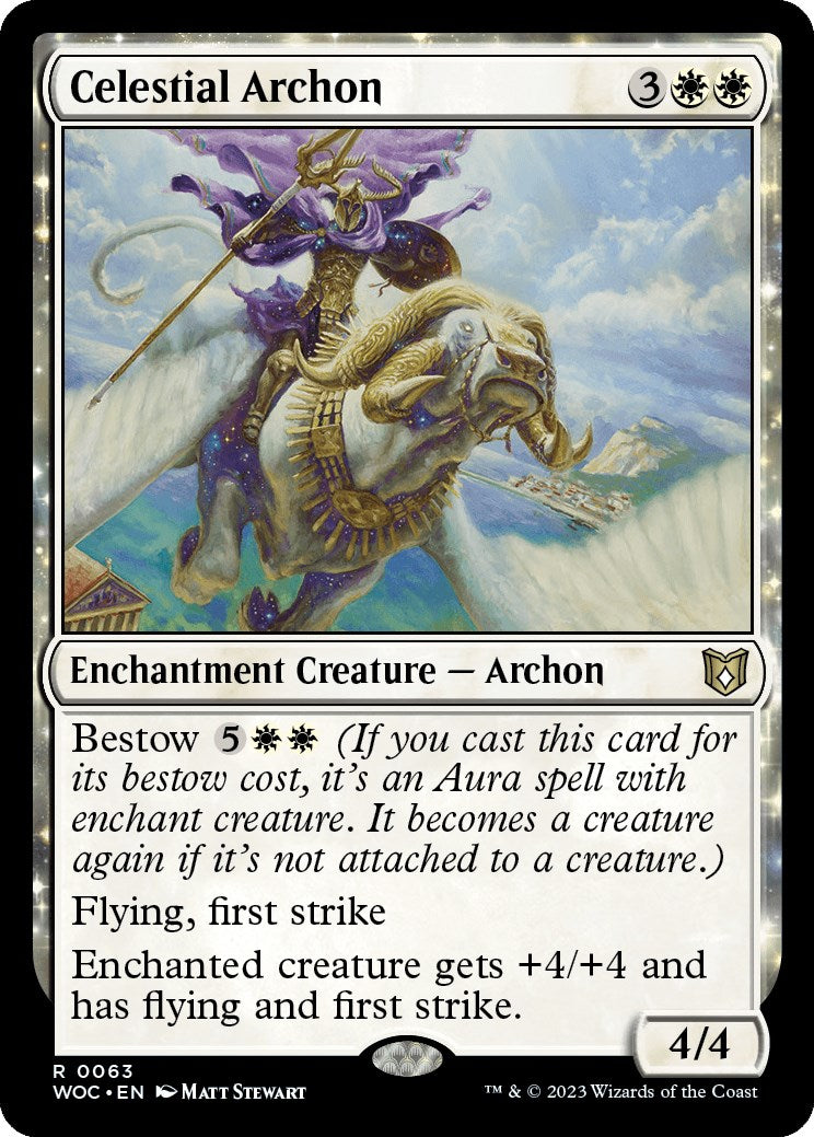 Celestial Archon [Wilds of Eldraine Commander] | Nerdhalla Games