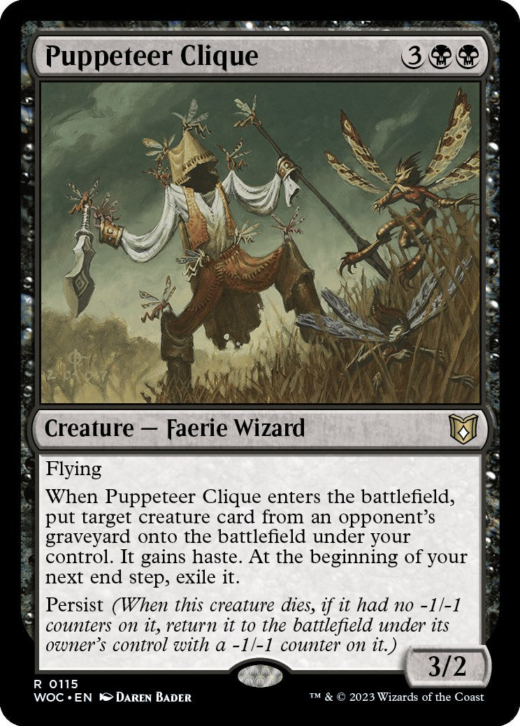 Puppeteer Clique [Wilds of Eldraine Commander] | Nerdhalla Games